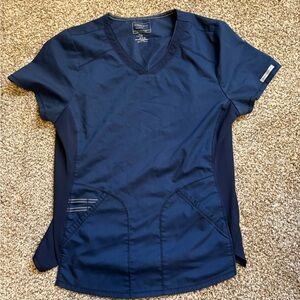 Cherokee Women's Dark Blue Short Sleeve Top